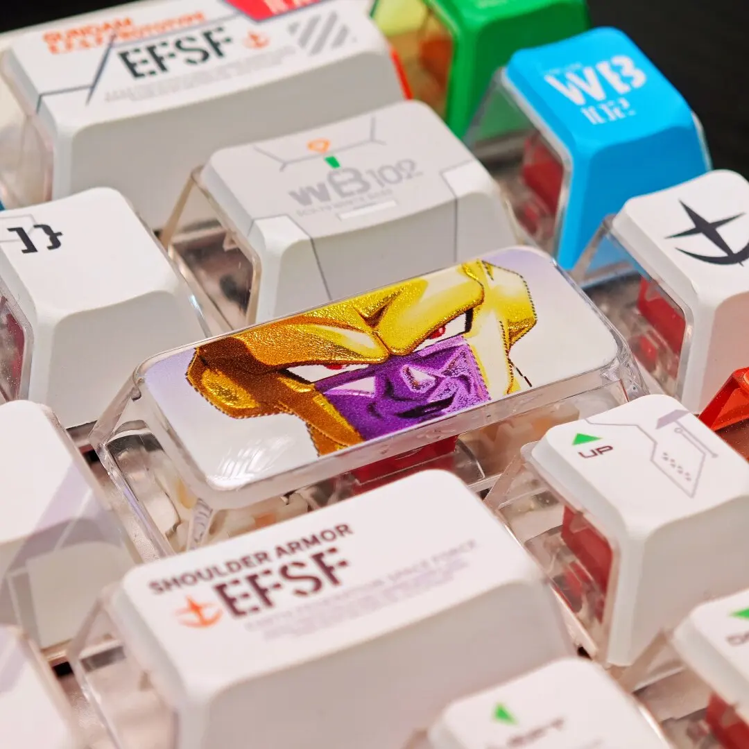 

Механические клавиши для клавиатуры DIY в стиле Dragon Ball, кросс-осевые механические клавиши для ПК, персонализированные кейкапы, подарок, игрушка