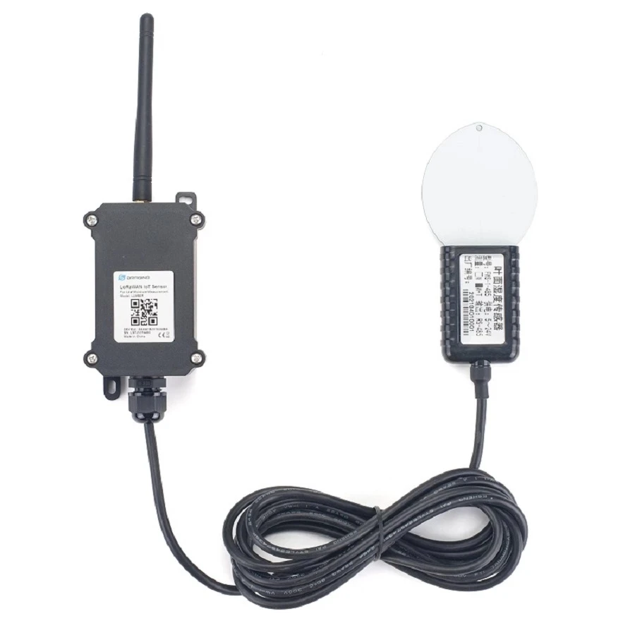 sensor de umidade de folha dragino lms01 lb lorawan para iot da agricultura com bateria li soci2 de 8500mah 01