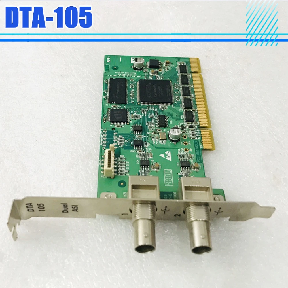 

ASI Output DVB Digital Code Stream Playing Card DTA-105 For DekTec R2 Dual-Channel