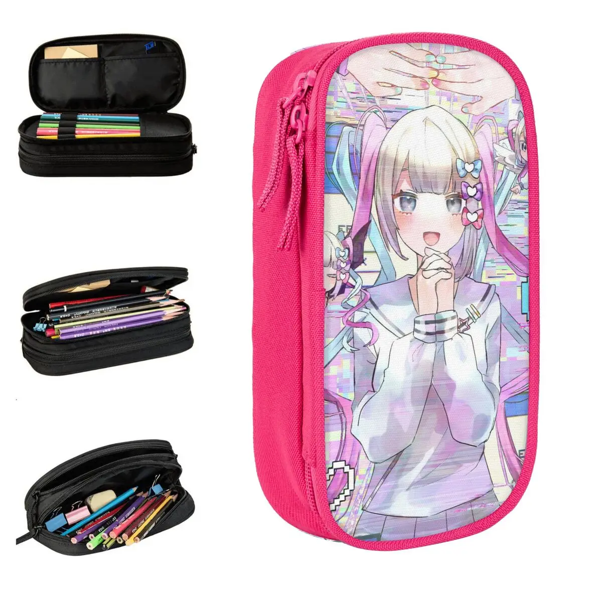 

Needy Streamer Overload KAngel пенал прекрасный держатель для ручек сумка для студентов большой емкости школьный пенал на молнии