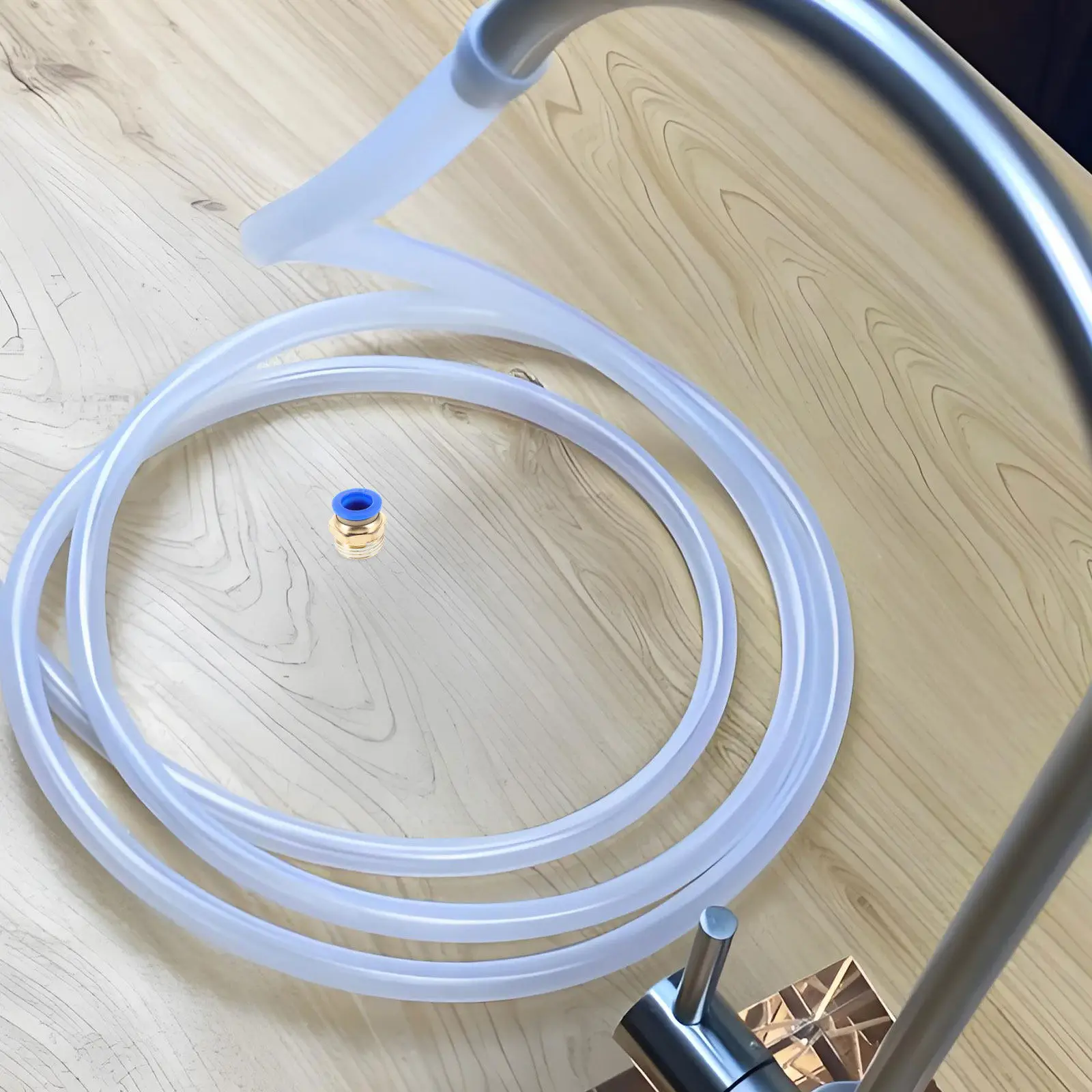 4Pcs Copper Pneumatic Quick Connect Fittings Straight Push to Connect Air Hose Adapters Quick Release for Compressor Connectors