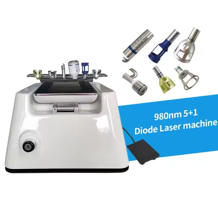 المحمولة 980nm ديود ليزر العنكبوت العلاج آلة إزالة الأوعية الدموية إزالة فطريات الأظافر إزالة الجلد تجديد جهاز تجميل #3