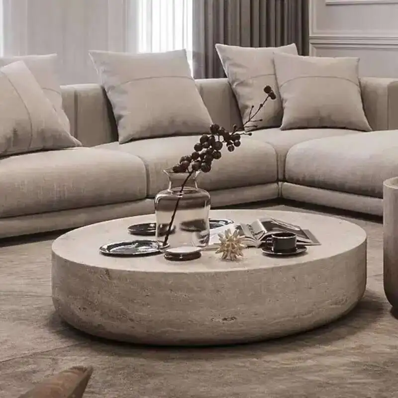 

Japanese Clear Industrial Side Table Round Modern Simple Cute Space Saving Coffee Table Unique Mesas Bajas Living Room Furniture