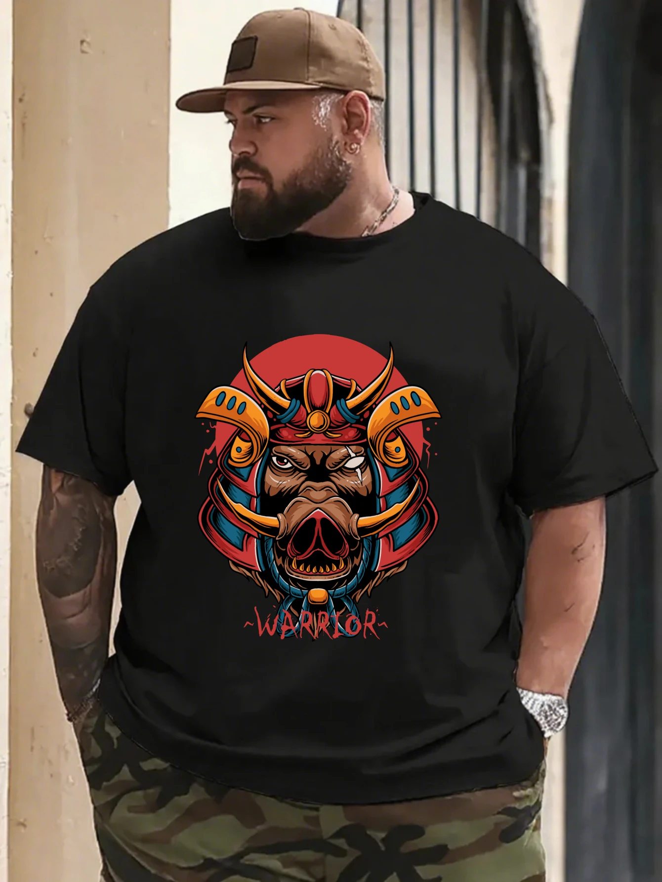 

Men's Vintage Snake Head T-Shirt Reptile Gothic Retro Casual Streetwear Cotton Tops