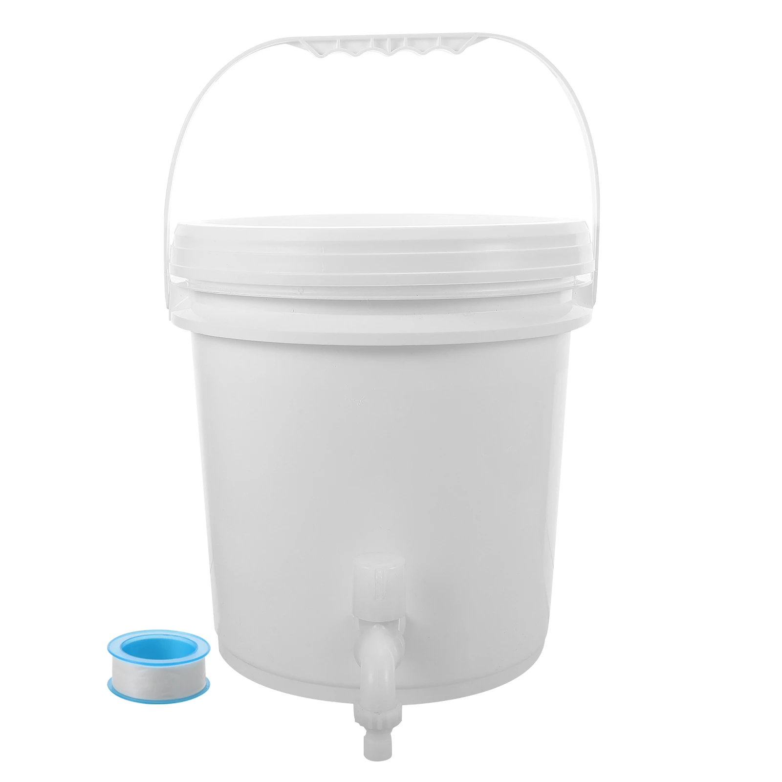 

10 Liter Thickened Plastic Water Tank with Faucet Camping Liquid Storage Bucket Portable Outdoor Use Container