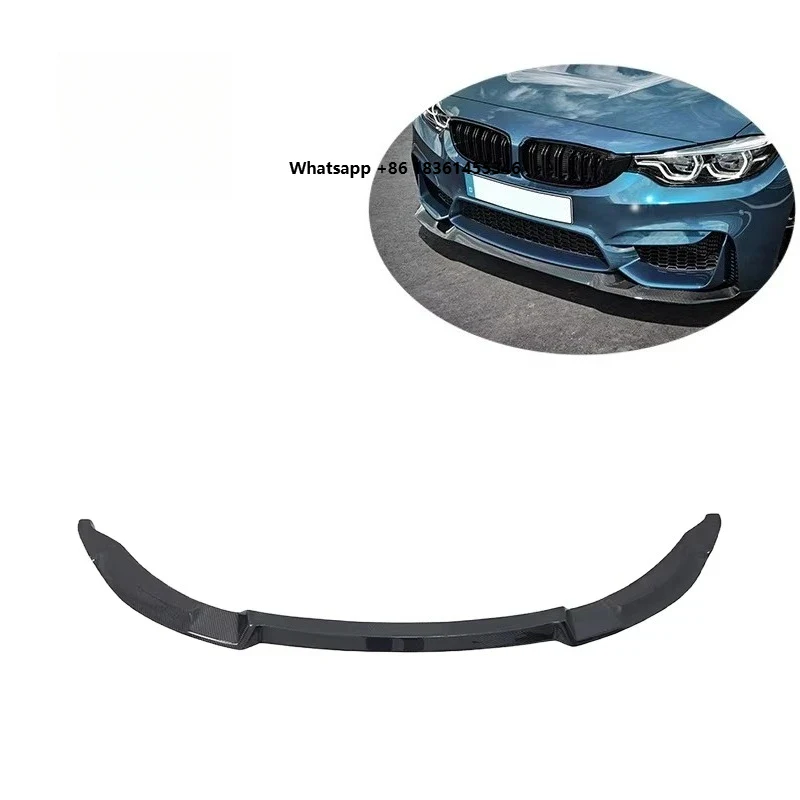

F80 M3 F82 F83 M4 15-20 F80 M3 CS Style Carbon Fiber Front Bumper Lower Lip Sp