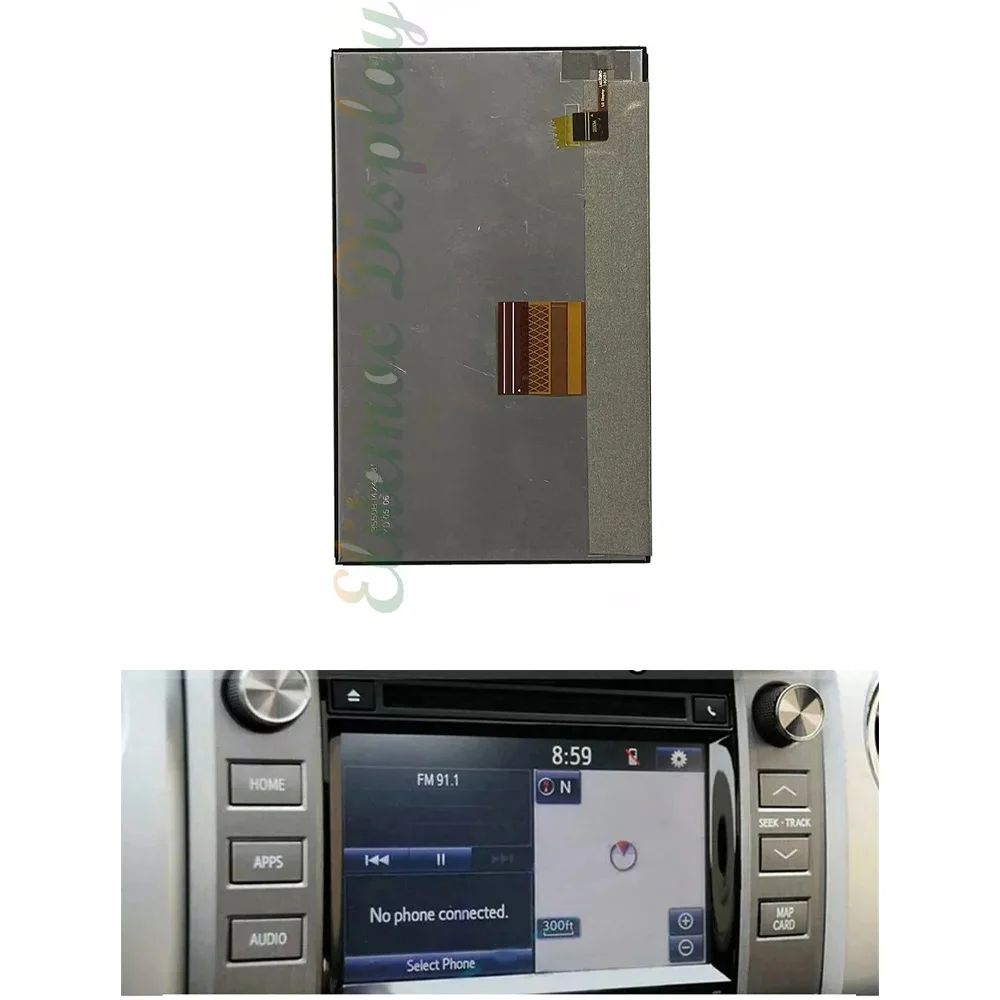 

For 2014-2019 Toyota Tundra Radio Navigation 7" LCD Touch Screen Display Replacement LA070WV2TD01 LA070WV2 (TD)(04)