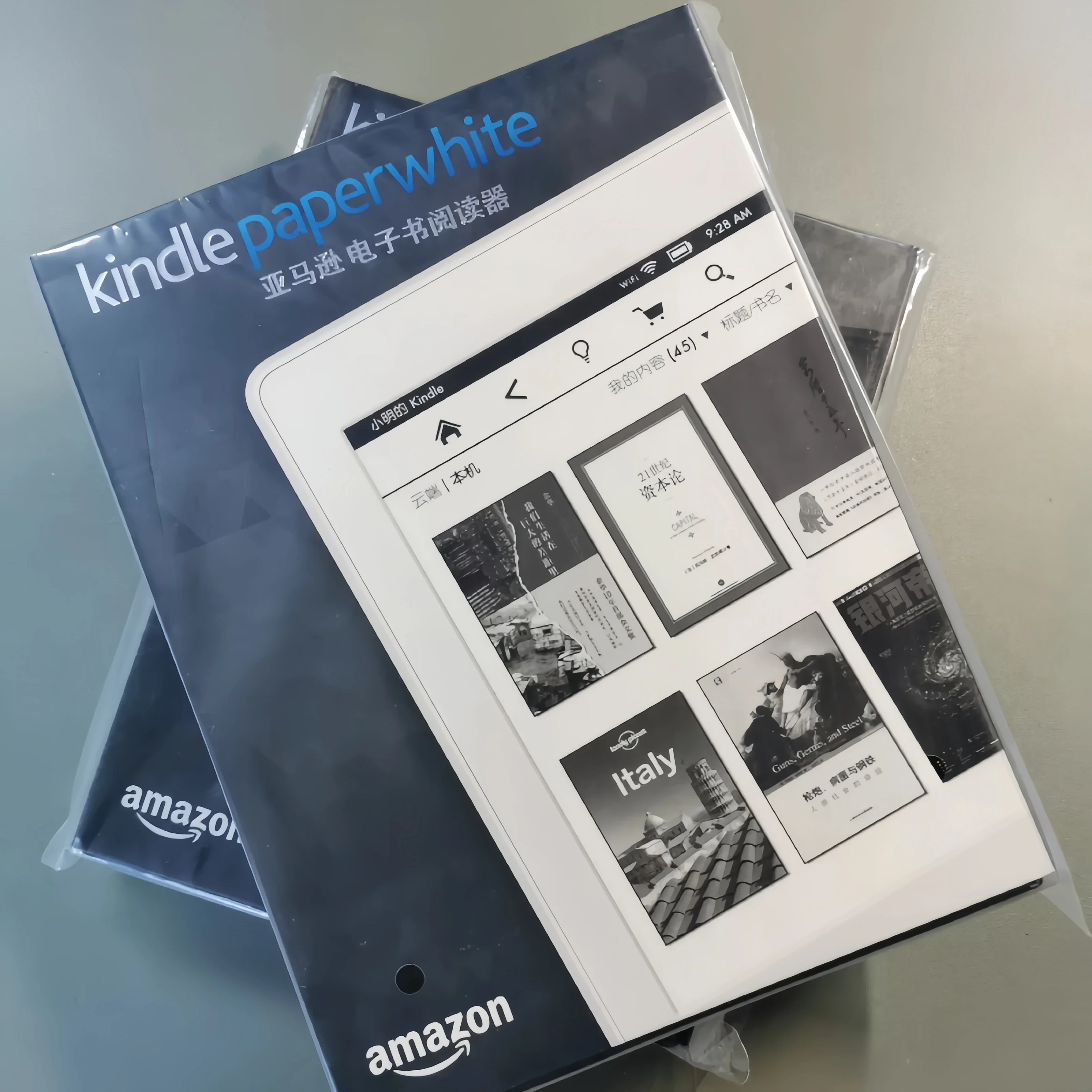 New Paperwhite 7 With Box E-book Reader Built in Light 6 Inch 4GB Ebook E-ink Book for Kobo