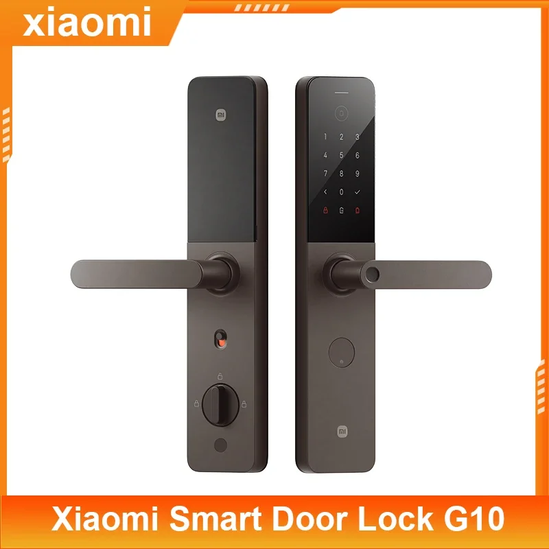 NEW Xiaomi Mijia Smart Door Lock G10 Biometric Fingerprint NFC Security Smart Lock Work with MiHome App