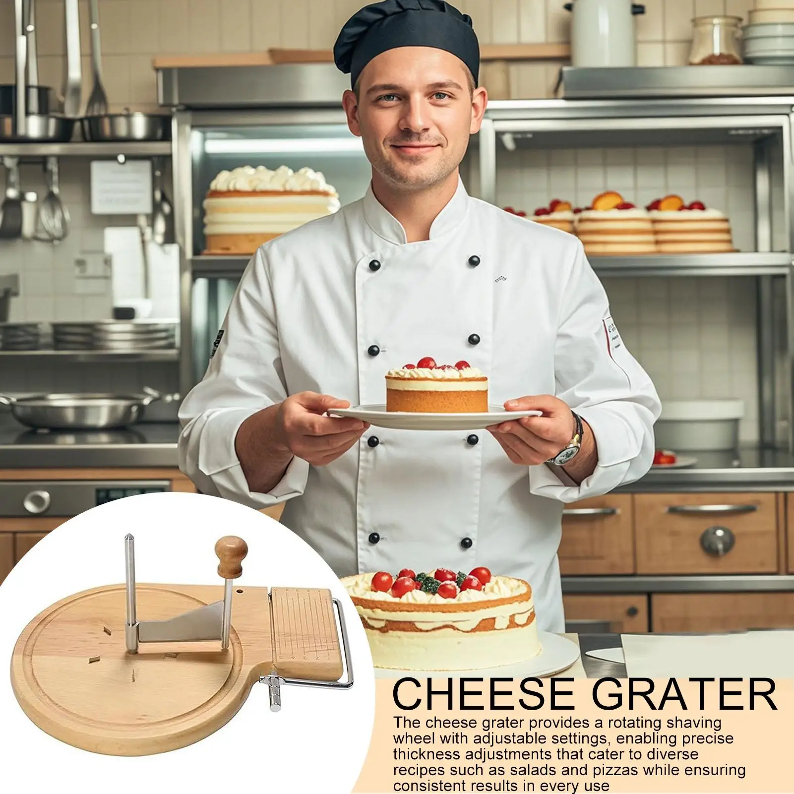 

Терка для сыра, многофункциональная эффективная резака для блочного сыра, для быстрого измельчения кухонной еды, для ежедневного здорового питания