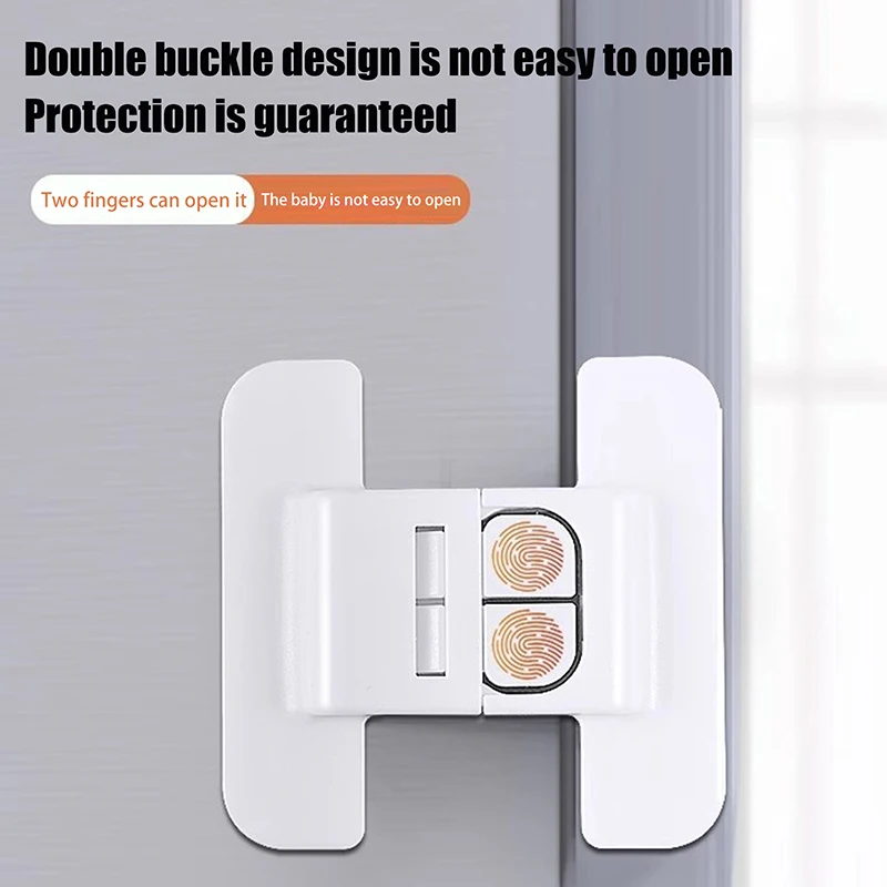 

1PC Baby Safety Night Light Locks Drawer Door Locks For Baby Child Infant Anti-Pinching Hand Security Protection Safety Buckle