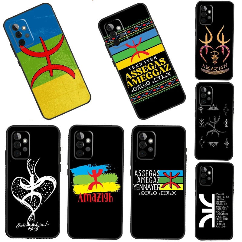 Amazigh Berber Flag Case For Samsung Galaxy A51 A71 A52 A72 A12 A22 A32 A42 A50 A70 A21S A52S Phone Cover