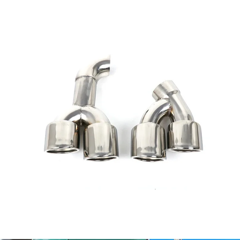 

High Quality Flash Sale ! Car Bumper New Stainless Steel Exhaust Tips 5 Series G30G38 Style