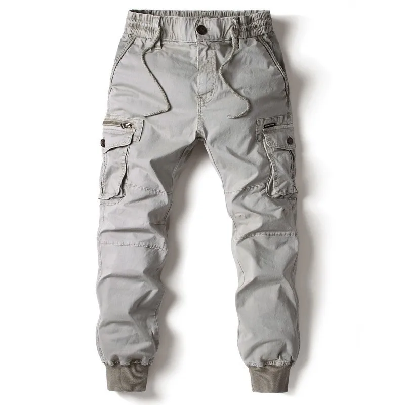 Men's Tooling Trousers Slim-fit Tooling Trousers, Men's Multi-pocket Trousers Multi-color