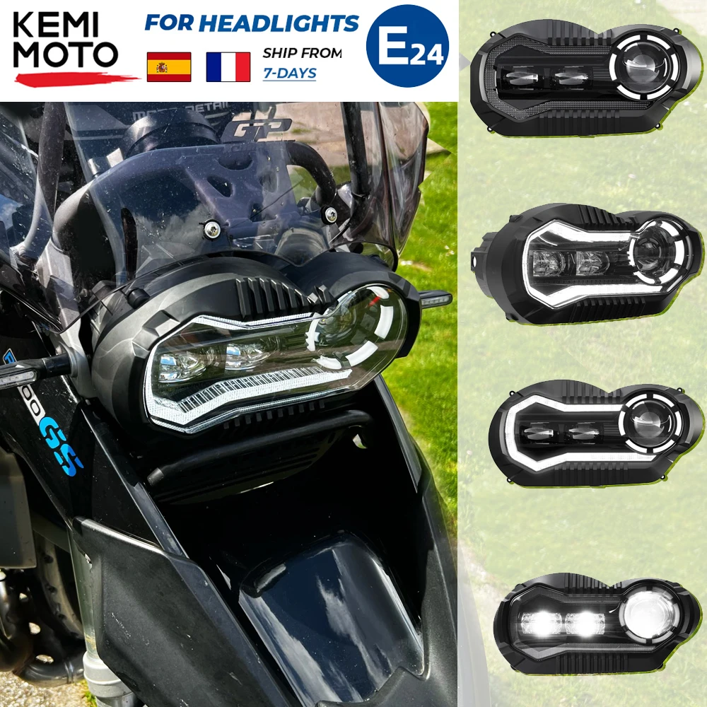 R1200GS Led Headlight For BMW R1200GSA R 1200 GS ADV Adventure Led Headlights Lights Assembly Headlamp (fit oil cooler)