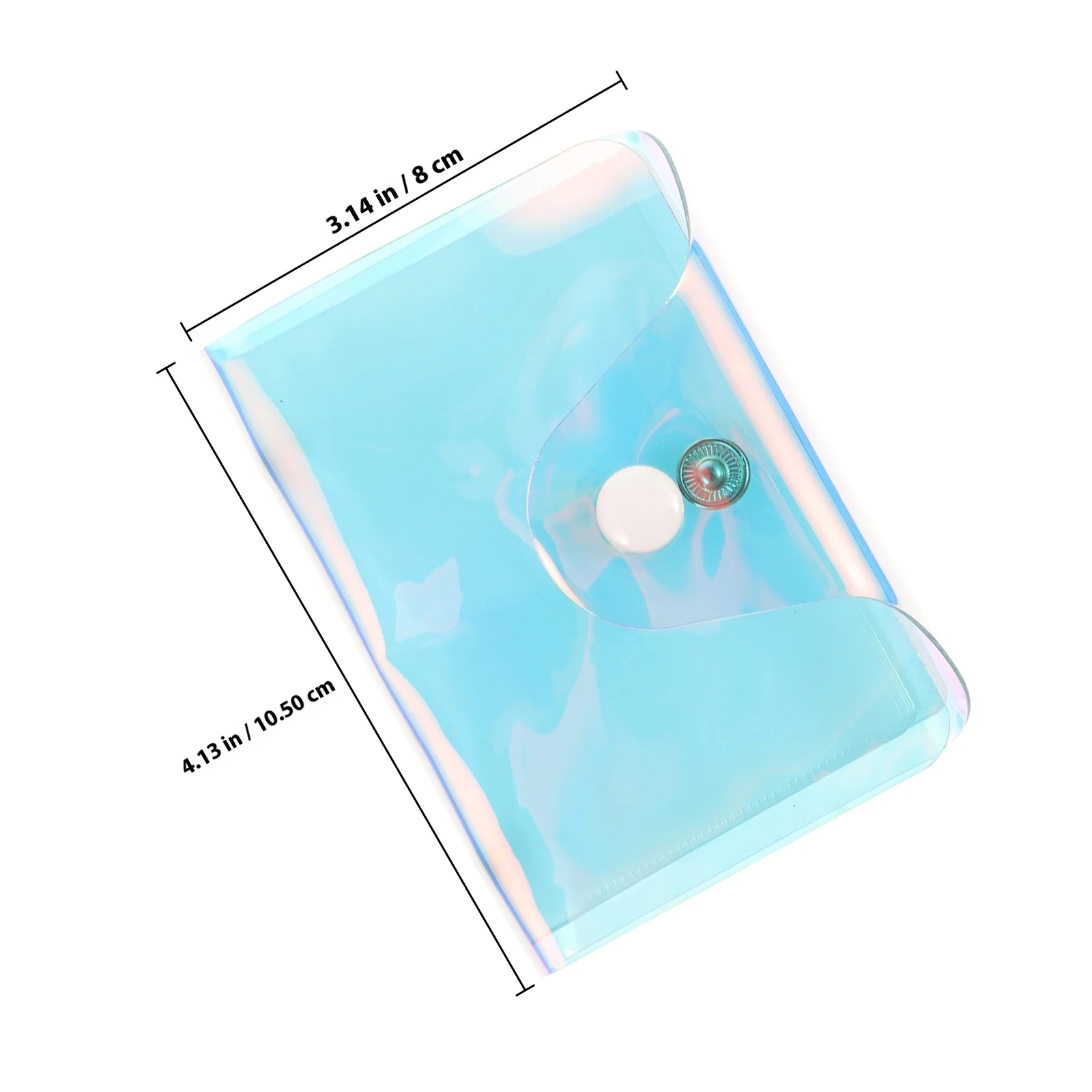 محفظة شفافة ثلاثية الأبعاد مكونة من 20 صفحة لتنظيم البطاقات متعددة الفتحات للتسوق والسفر والعطلات وحامل هدايا عيد الميلاد وعيد الميلاد #6