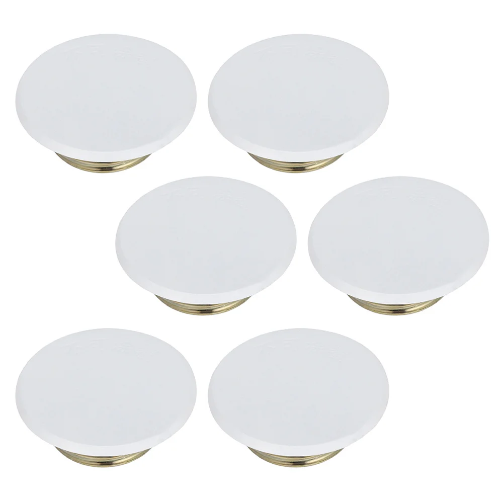 

6Pcs Concealed Fire Sprinkler Cover Plate Iron Protection Ceiling Hole Cover for Residential Commercial Fire Sprinkler System