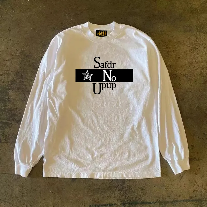 Heavyweight Pure Cotton Long Sleeve T-Shirt Unisex Vintage Style Streetwear Versatile 310gmao Xiaocheng Story Multi-Design