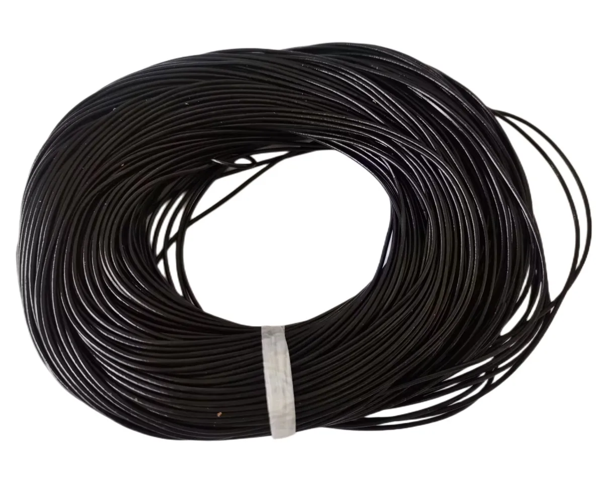 100 Yards or 90 Meters Black Brown Natural Leather Cord 2mm for Jewelry Making