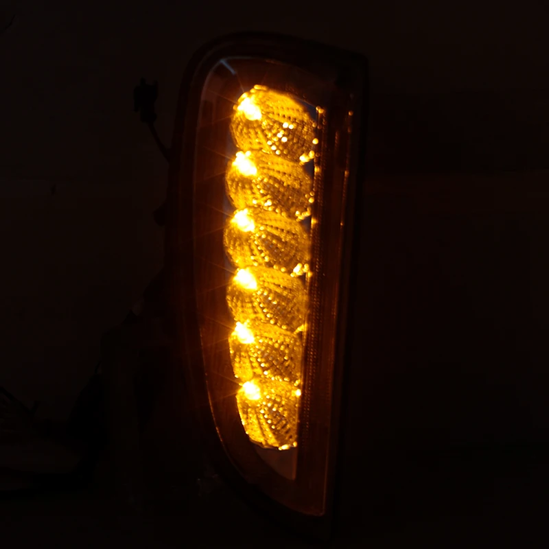 For Porsche Cayenne 957 9PA 2006-2010 Pair LED Front Bumper DRL Daytime Running Light Turn Signal Lamp Car Accessories - view 6