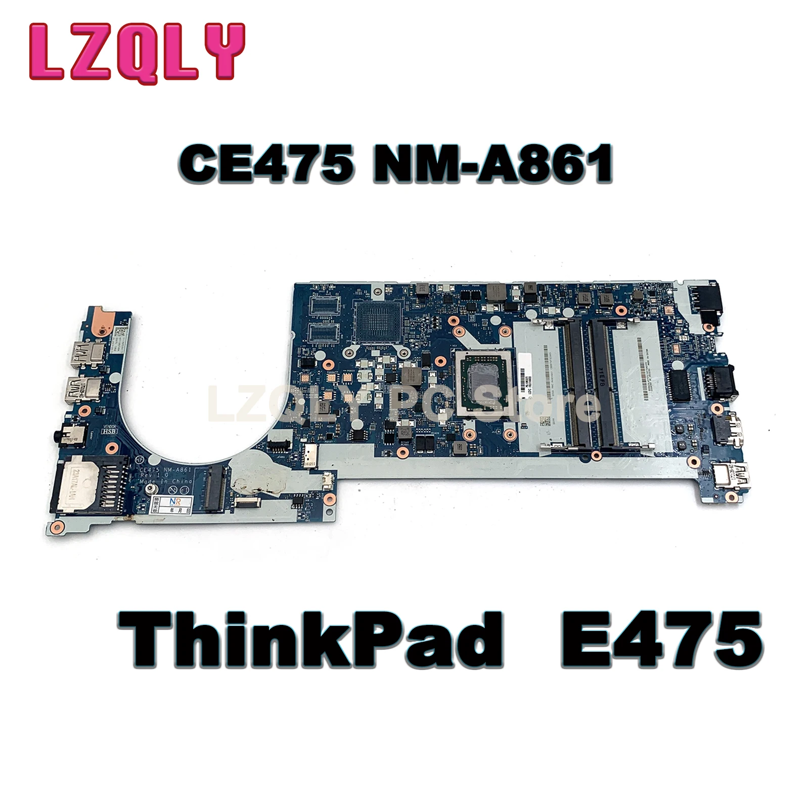 

CE475 NM-A861 For Lenovo ThinkPad E475 notebook motherboard CPU A6-9500B A10-9600P R5 M430 2G 100% test work