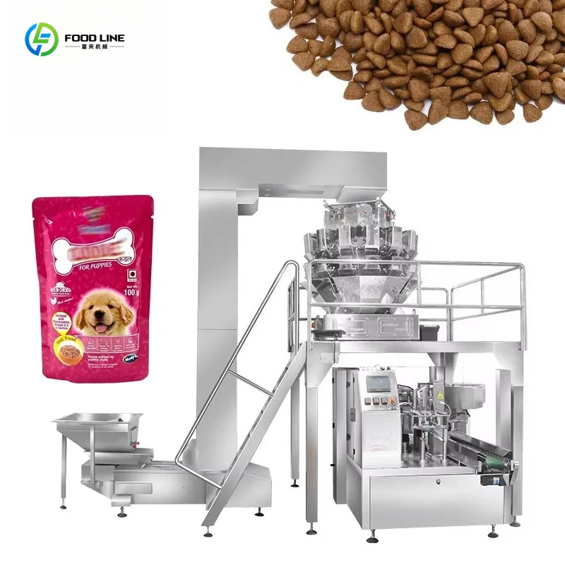 Customized High Output Automatic Packing Machine Fit All Kinds Plastic Stand Up Doypack Premade Bags
