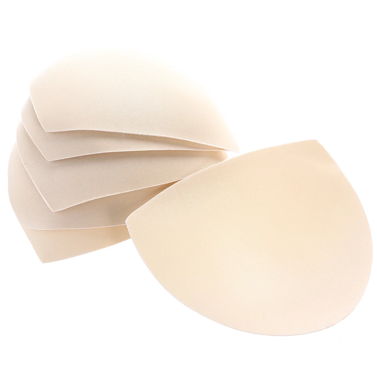 

6 Pairs Bust Pads Wireless Bra Inserts Bikini Fillers Sports Pad Underwear Accessories No Underwire Bras