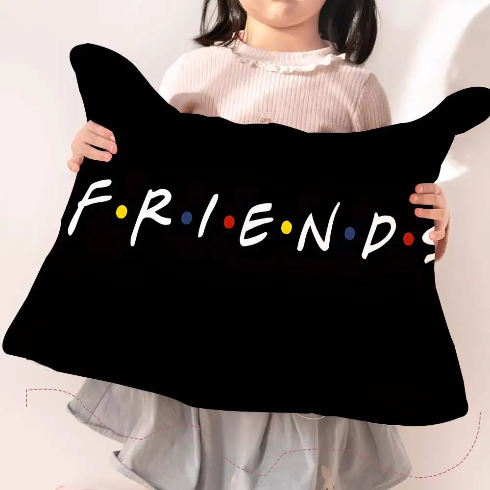 Popular Friends TV Show Cartoon Pillow Towels & Cotton Pillow Inner Cases - Cute, Anti-Head Oil, Polyester & Cotton Options