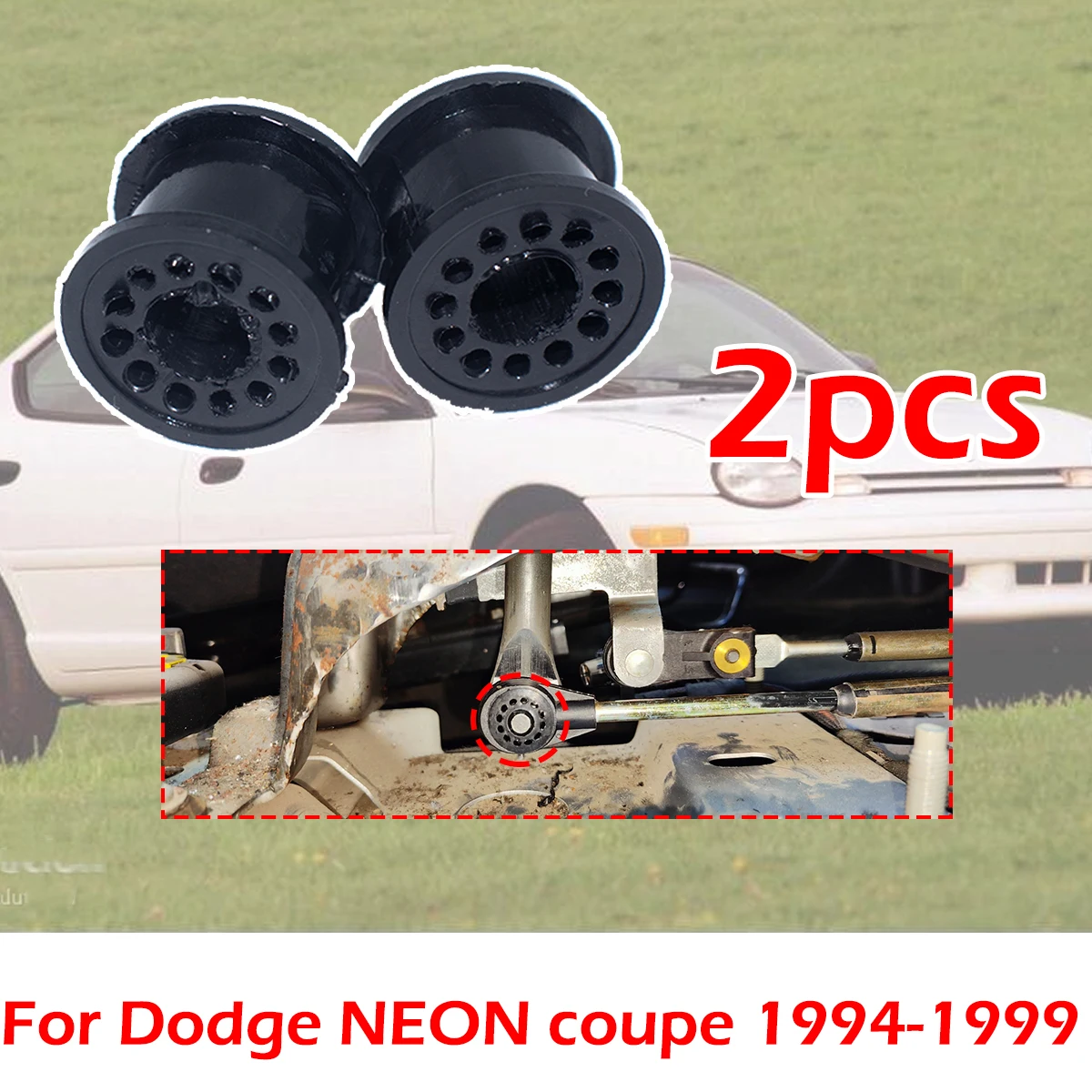 

2X Manual Transmission Gearbox Shift Lever Cable Linkage Rubber Bushing Repair Kit For Dodge NEON coupe 94-1999 Chrysler Voyager