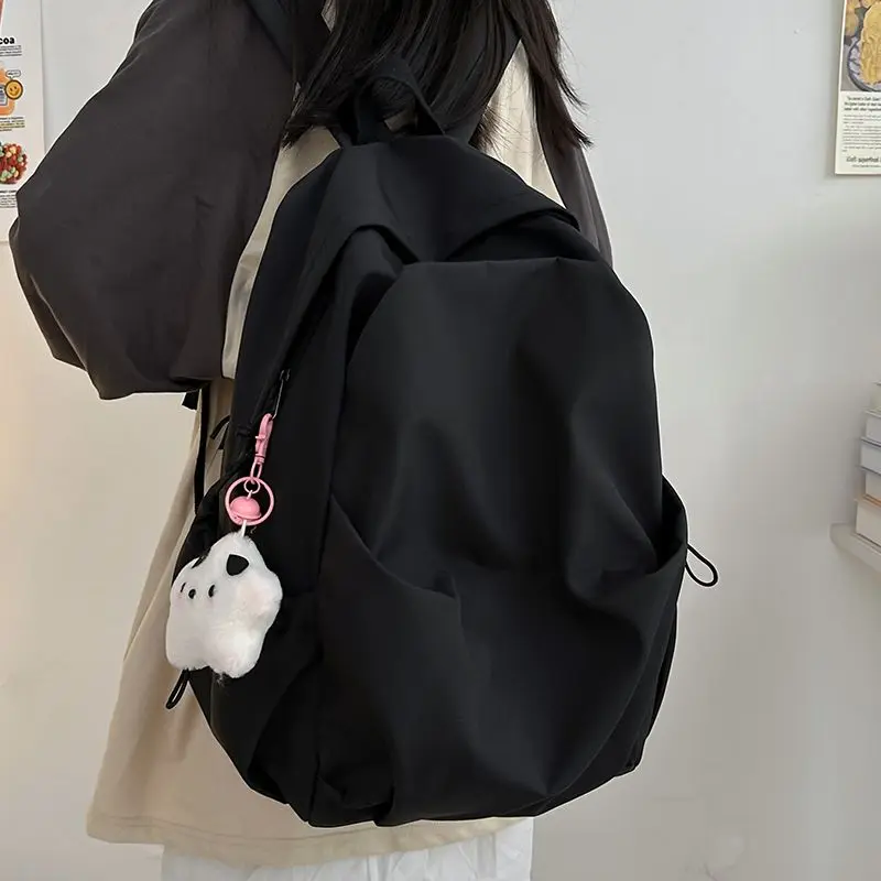 Mochila escolar de viaje de gran capacidad para estudiantes de secundaria, versión coreana, mochila informal para estudiantes universitarios que combina con todo