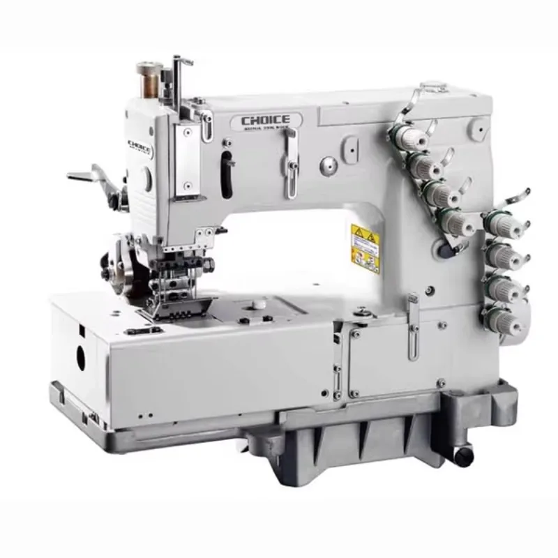 

【brand New】GC1508PR High Quality 4 - Chain Stitch Waist Banding Attaching Machine With Indepent L-ower Puller For Curve Seam