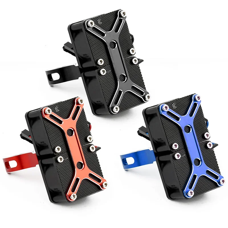 Simulation Motor Heat Dissipation Fan Bracket Kit for ARRMA RC MOJAVE TYPHON KRATON OUTCAST BIG ROCK FIRETEAM INFRACTION Car