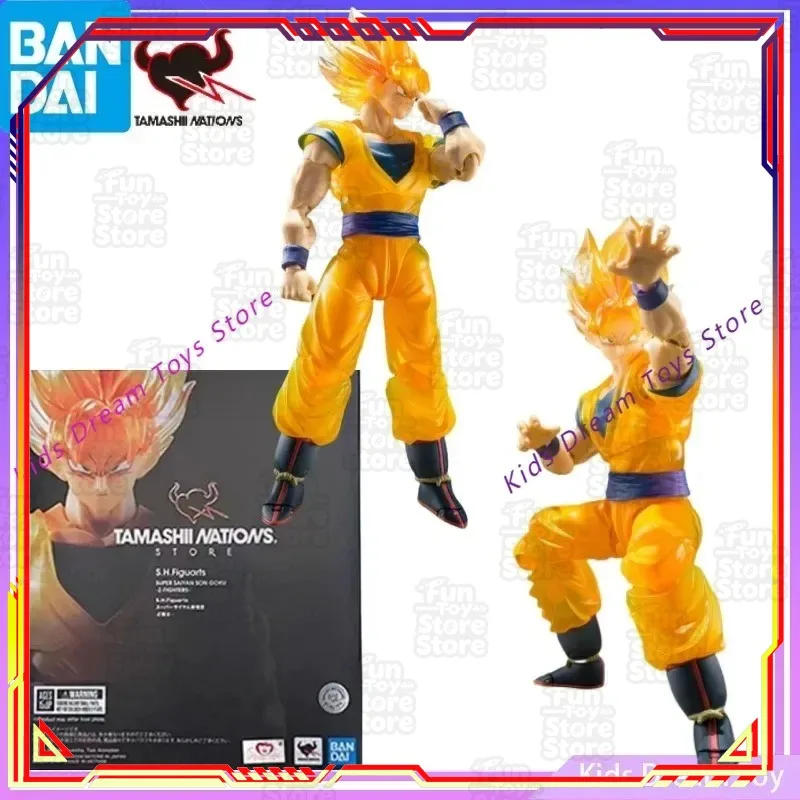 

Bandai S.H.Figuarts Dragon Ball Super Saiyan Son Goku Z-Fighters Action Figure Toy PVC Collectible Anime Figure for Fans