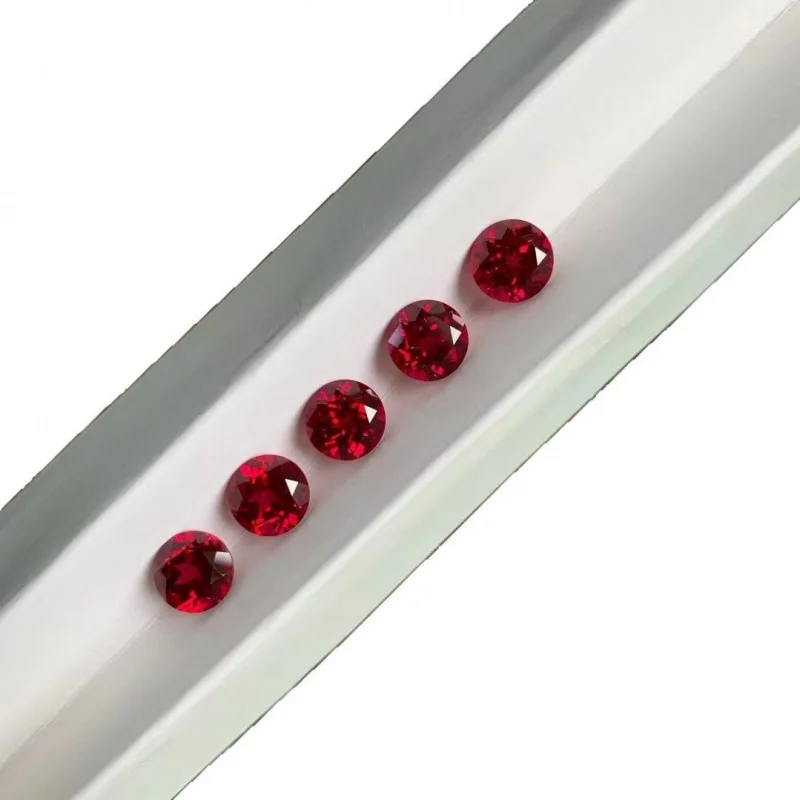 Método hidrotérmico para cultivar rubí, venta al por mayor, cristal sintético cultivado, sangre de Paloma, joyería de rubí, piedra suelta