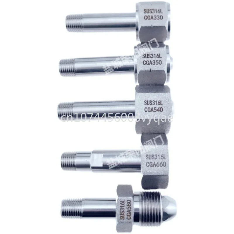 316L stainless steel CGA cylinder connector CGA330\CGA350\CGA540\CGA580\CGA660