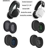 Ear pads for SteelSeries Arctis 3/5/7/9/9X/Pro Gaming Headphones replacement Earmuffs ear pillows ear covers