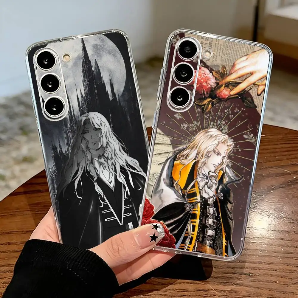Game C-Castlevania Alucard Phone Case For Samsung Galaxy A71,A70,A52,A51,A40,A30 Transparent Cover