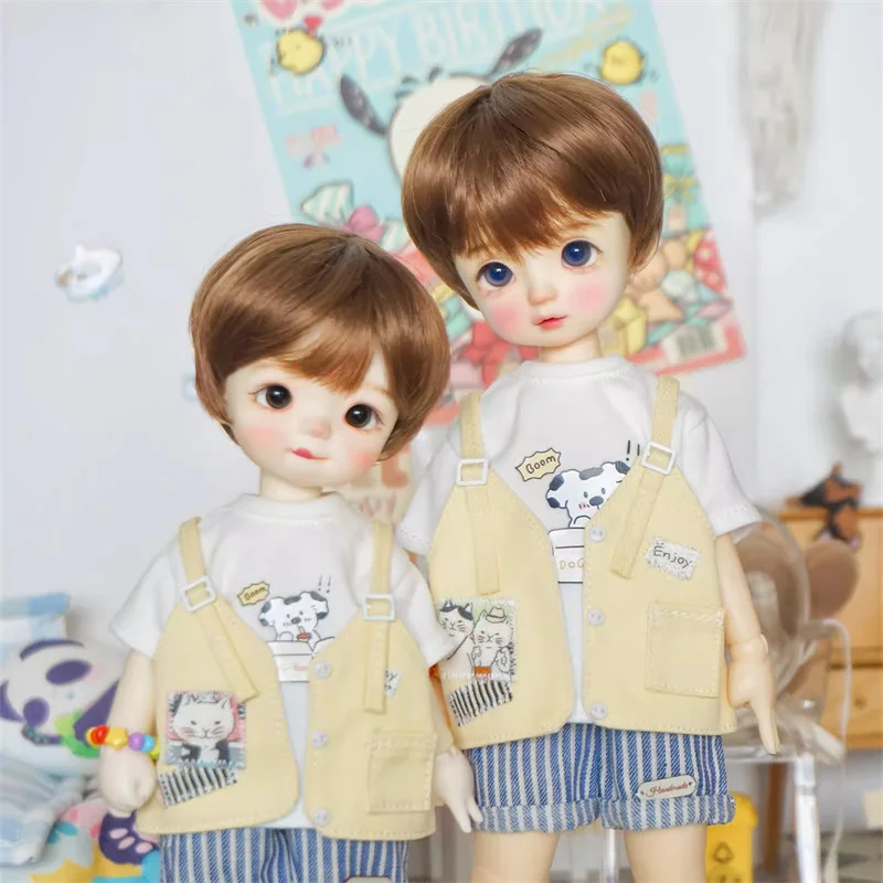 

New Arrival BJD Doll Clothes For 1/6 Yosd Doll T-shirt Vest Shorts Socks Suit Dolls Clothing Accessories