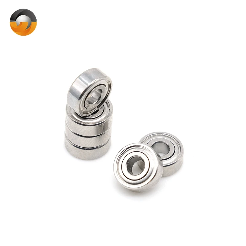 Imagem -05 - Hybrid Ceramic Balls Bearing Rust Proof Alta Velocidade 4x8x3 mm 10 Pcs Smr84zz cb Abec7