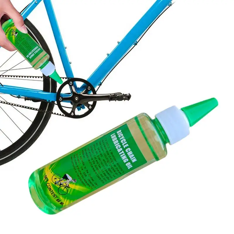 Bike Oil Chain Lubricant 60ml Bicycle Chain Oil Chain Lube Bike Maintenance Aid For All-Weather Conditions Dry Chain Lube For