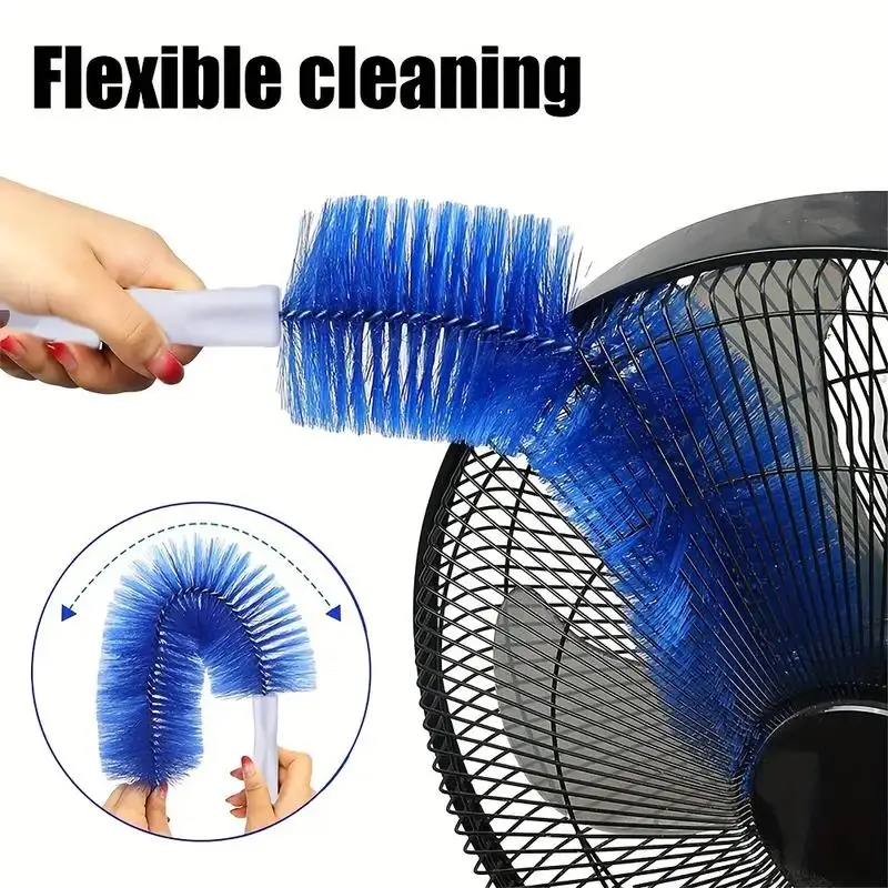 New Fan Cleaning Brush With Dense Flexible Bristles High Efficiency Dust Removal For Home Fan Air Conditioner  Cleaning