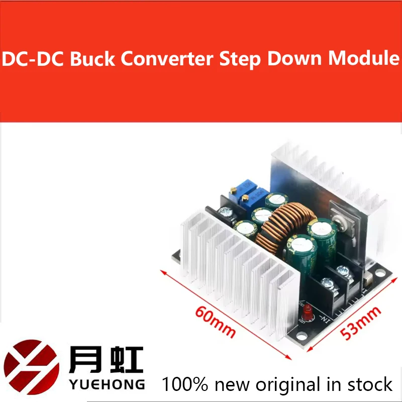 

300W 20A DC-DC Buck Converter Step Down Module Constant Current LED Driver Power Step Down Voltage Module Electrolytic Capacitor