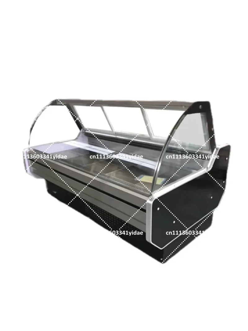 

Commercial Glass Door Refrigerated Display Cabinet for Fresh Meat Deli