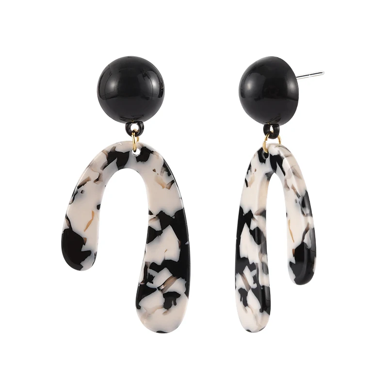 

Earrings Women's Fashion Versatile Long Temperament Earrings Acrylic Earrings