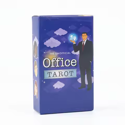 The Unofficial Office Tarot Deck 78 Cards 10.3x6cm For Family Party High Quality Fortune Telling Divination Board Playing Games