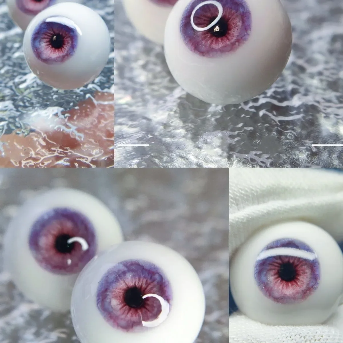 8/10/12/14/16/18/20/22/24/30mm Doll's Eyes for 1/4 1/6 1/8 Bjd Doll Ob11 Plaster Eyeball Girl Toys Dress Up Doll Accessories