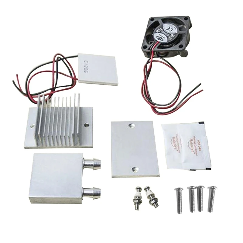 DIY TEC1-12706 Thermoelectric Peltier Module Water Cooler Cooling System 60W