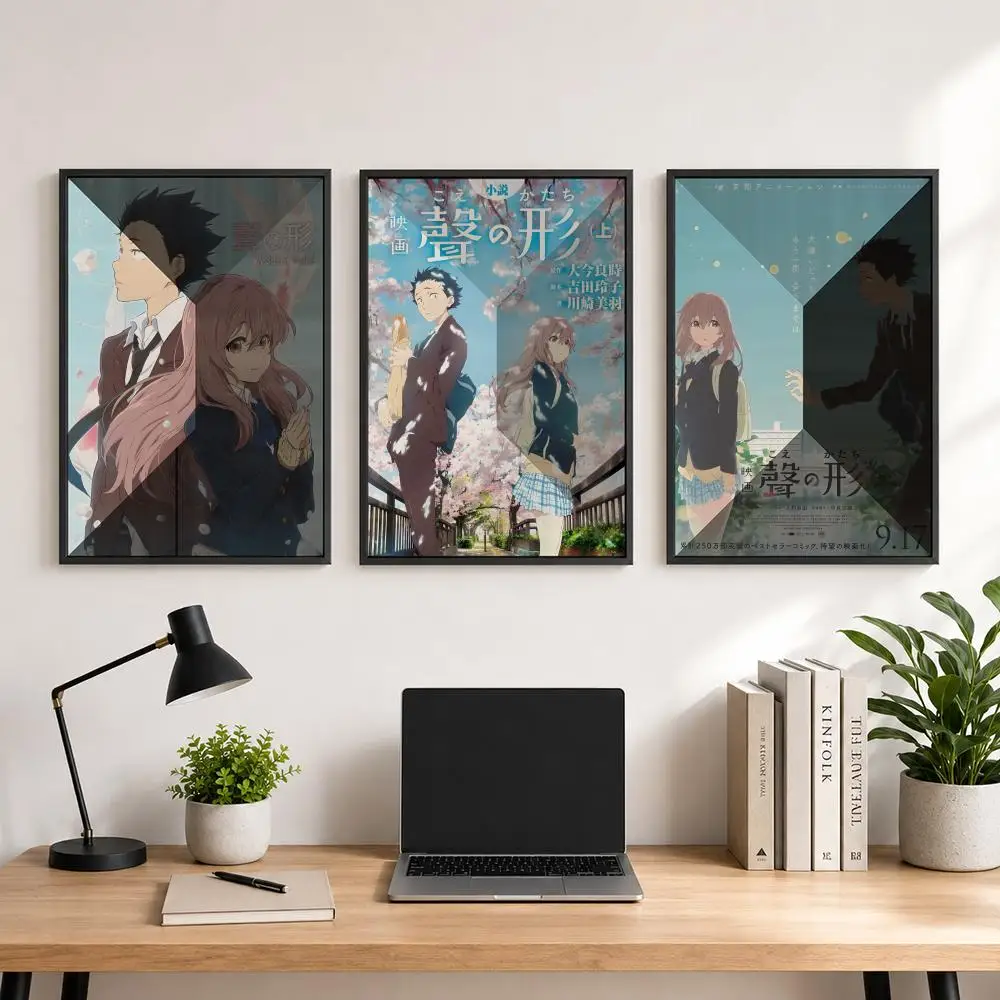 Anime AA Silent Voiceing Poster Poster, Wall Decor Art Print, Abstract Wall Decor Art Print for Living Room