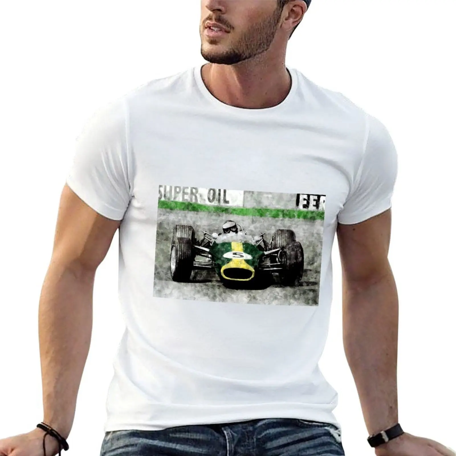 Jim Clark T-Shirt t shirts for man cotton t shirts for man cotton funny man t shirts for men casual T-Shirt