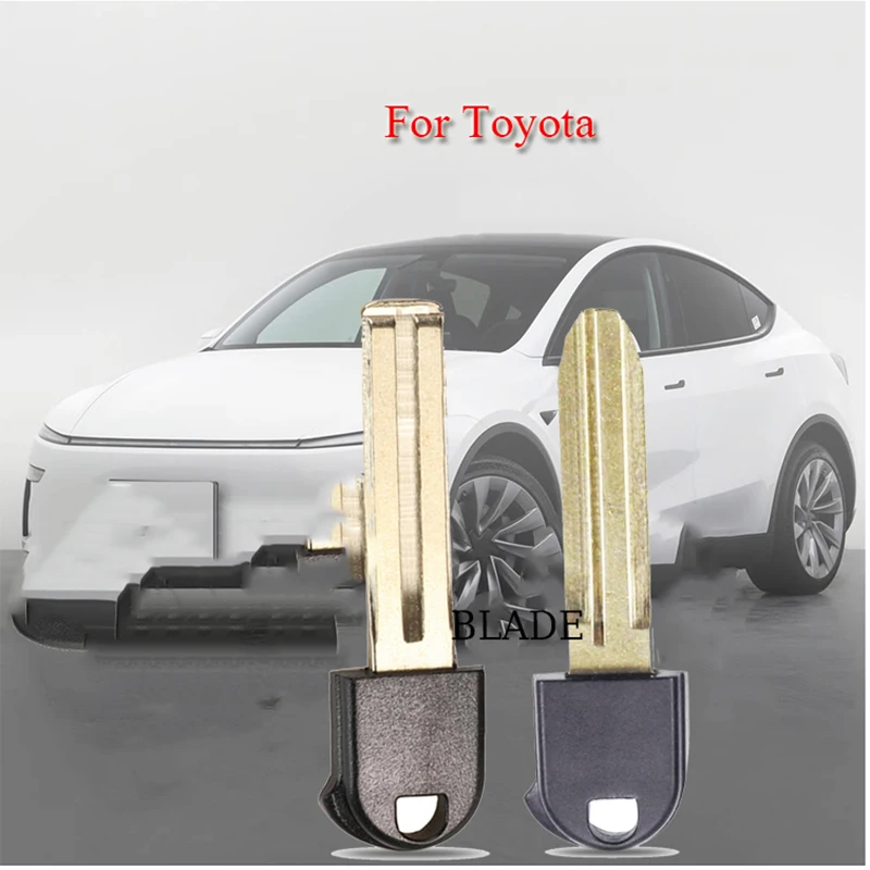 jingyuqin Repair Car Key Insert Blade For Toyota Avalon Camry Highlander Land Cruiser Prius RAV4 Venza 4 Runner toy43 toy48